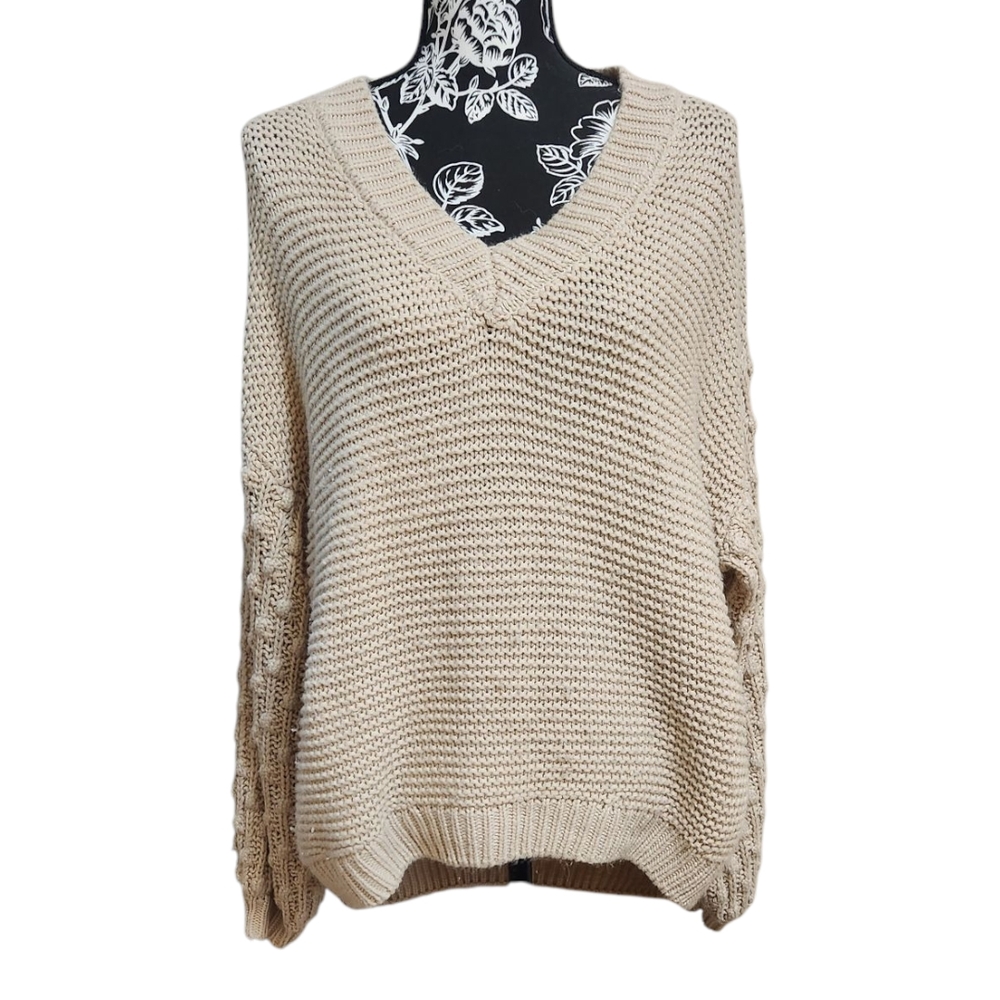 Blu Pepper Button Back Knit Sweater - image 2